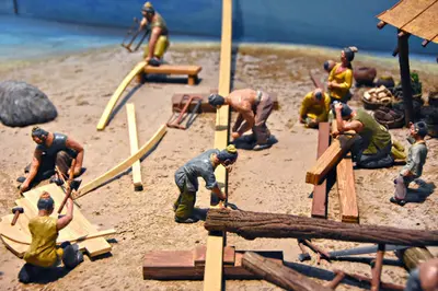 造船工人回明末